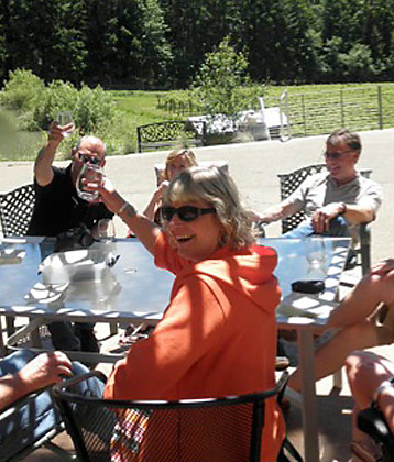 Visitors at Airlie Airlie Winery in Monmouth, Oregon